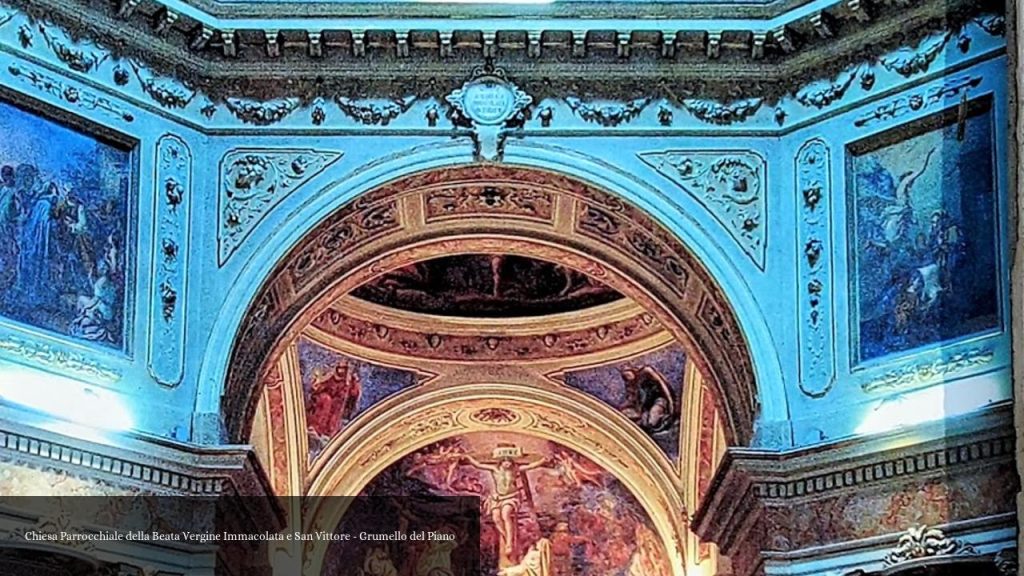 Chiesa Parrocchiale della Beata Vergine Immacolata e San Vittore - Grumello del Piano - Bergamo (Lombardia)