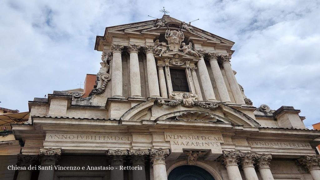 Chiesa dei Santi Vincenzo e Anastasio - Rettoria - Roma (Lazio)